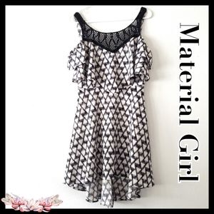 ♥️ MaterialGirl:Size:M/High-Low Cold Shoulder dress